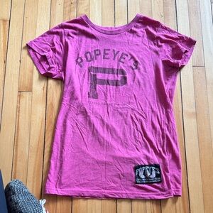 Popeyes small Pink T-Shirt